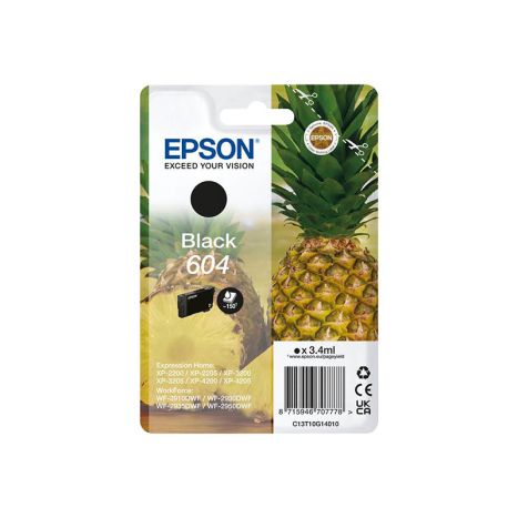 Cartucho Original EPSON 604 Negro - C13T10G14010