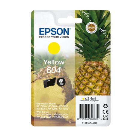 Cartucho Original EPSON 604 Amarillo - C13T10G44010