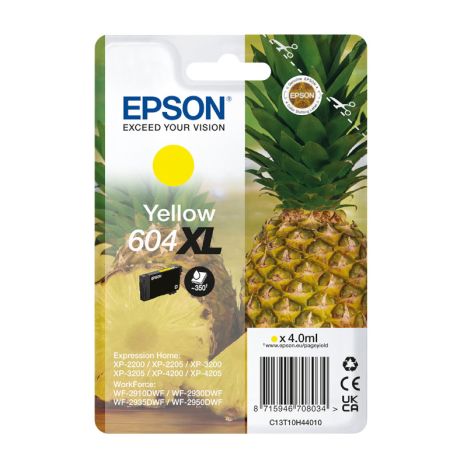 Cartucho Original EPSON 604XL Amarillo - C13T10H44010