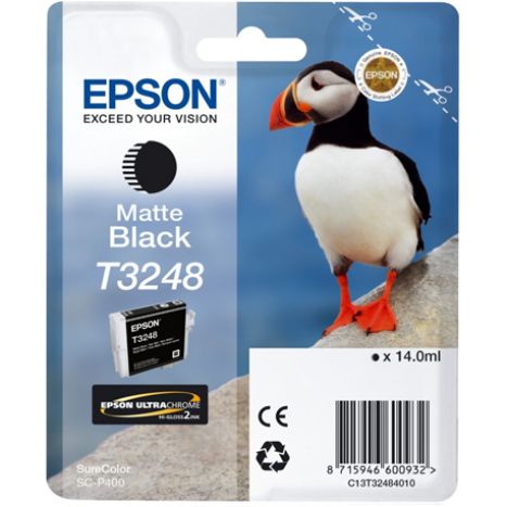 Cartucho Original EPSON T3248 T32484010 Negro Mate - C13T32484010