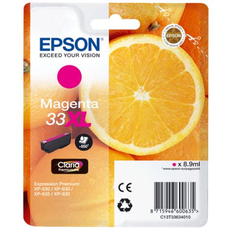 Cartucho Original EPSON T3363 33XL Magenta - C13T33634010