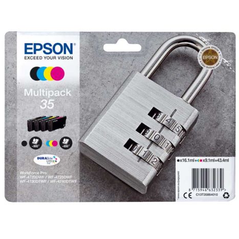 Pack Cartucho Original EPSON 35 BK+C+M+Y - C13T35864010