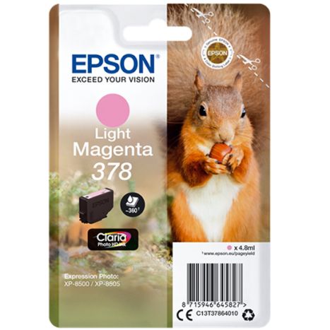 Cartucho Original EPSON 378 T3786 Magenta claro - C13T37864010