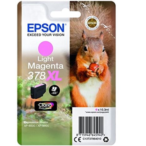 Cartucho Original EPSON 378XL T3796 Magenta claro - C13T37964010