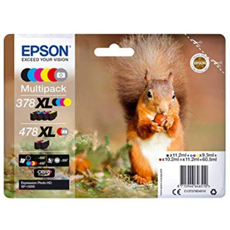 Cartucho Original EPSON 478XL/378XL BK+C+M+Y - C13T379D4010