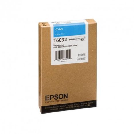 Cartucho Original EPSON T6032 Cyan - C13T603200