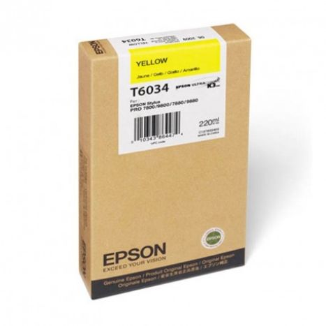 Cartucho Original EPSON T6034 Amarillo - C13T603400