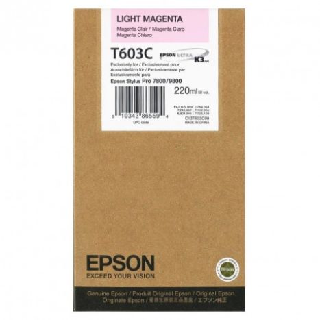 Cartucho Original EPSON T603C Magenta claro - C13T603C00