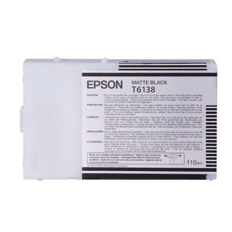 Cartucho Original EPSON T6138 Negro - C13T613800