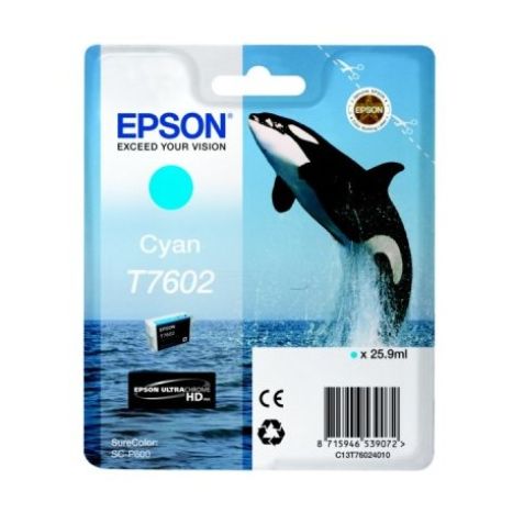 Cartucho Original EPSON T7602 Cyan - C13T76024010