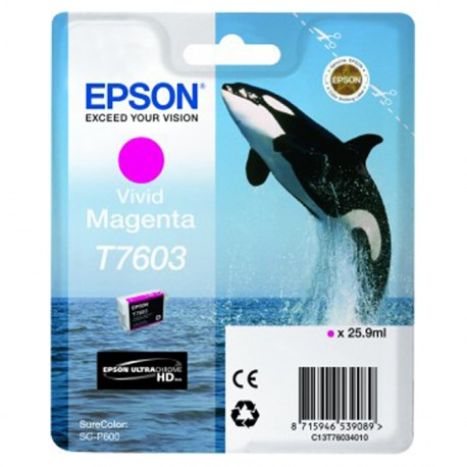 Cartucho Original EPSON T7603 Magenta - C13T76034010