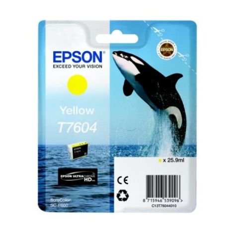 Cartucho Original EPSON T7604 Amarillo - C13T76044010