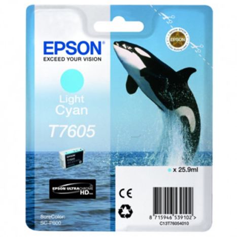 Cartucho Original EPSON T7605 Cyan - C13T76054010