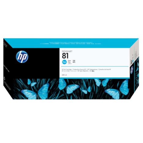 Cartucho Original HP 81 Cyan - C4931A