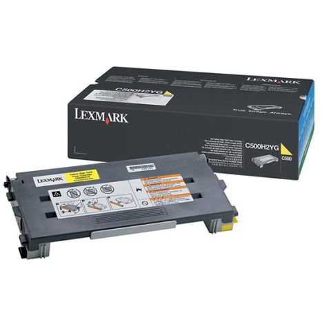 Toner Original LEXMARK C500H2YG Amarillo - C500H2YG