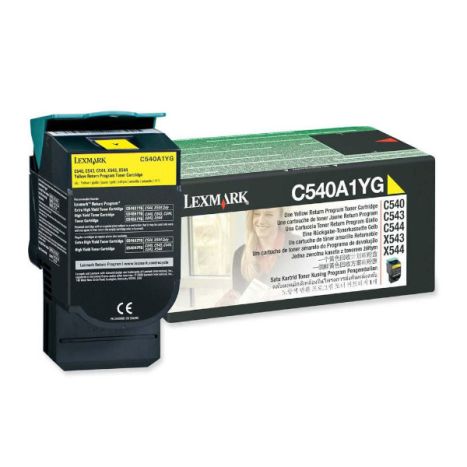 Toner Original LEXMARK C540A1YG Amarillo - C540A1YG