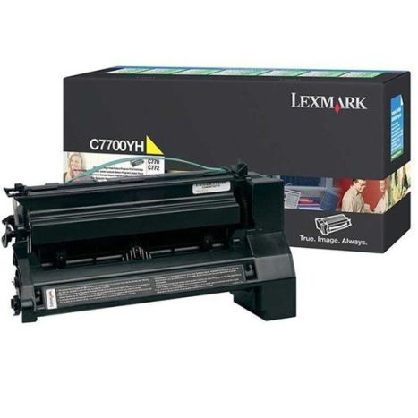 Toner Original LEXMARK C7700YH Amarillo - C7700YH