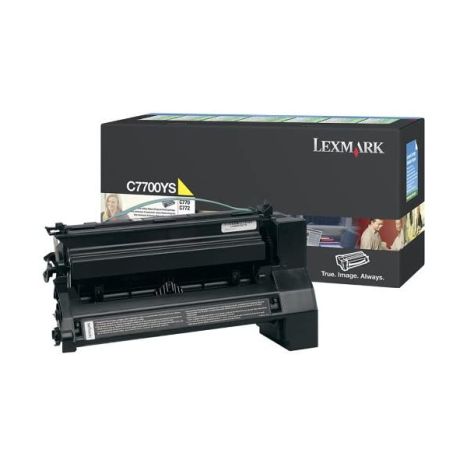 Toner Original LEXMARK C7700YS Amarillo - C7700YS