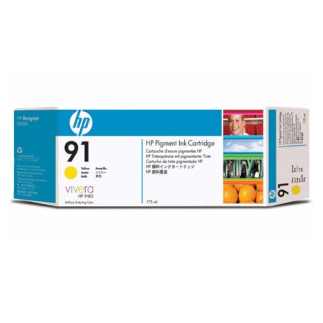 Cartucho Original HP 91 Amarillo - C9485A