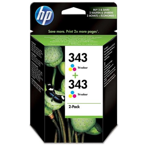 Cartucho Original HP 343  PACK Tricolor - CB332EE