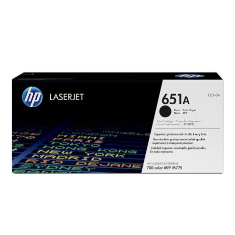 Toner Original HP 651A Negro - CE340A