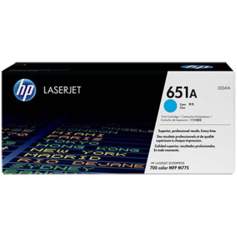 Toner Original HP 651A Cyan - CE341A