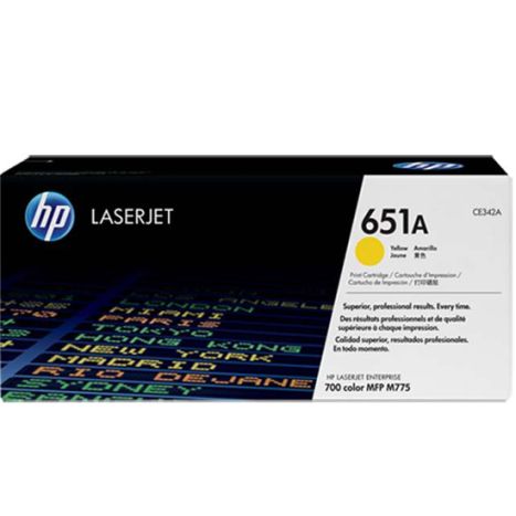 Toner Original HP 651A Amarillo - CE342A