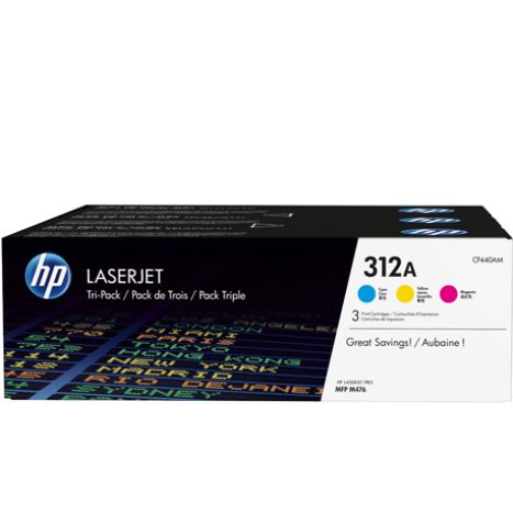 Toner Original HP 312A Tricolor - CF440AM