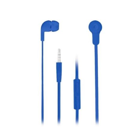 Auriculares con Cable NGS Cross Skip CROSSSKIPBLUE - Jack 3.5 mm · Cable 120 mm · Micrófono · Azul