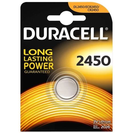 Duracell CR 2450 Litio 3V batería no-Recargable - Pilas (Litio