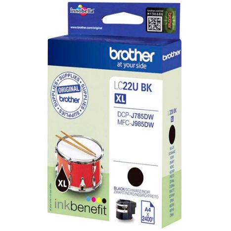 Cartucho Original BROTHER LC22U Negro - LC22UBKBP