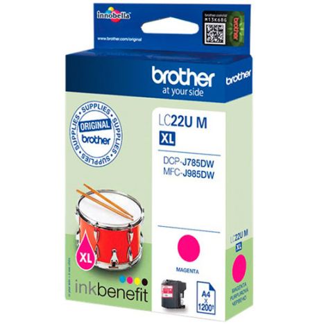 Cartucho Original BROTHER LC22U Magenta - LC22UMBP