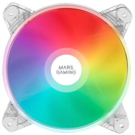 Ventilador PC MARS GAMING MFD - RGB · 12cm · Transparente