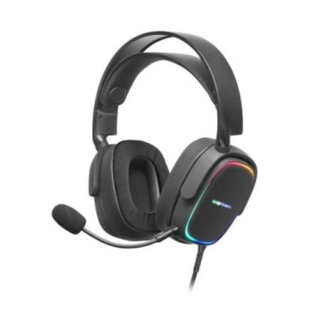 Auriculares Diadema con Cable MARS GAMING MHAX - Jack 3.5 mm · 18Hz · Micrófono · Cable 200cm · Negro