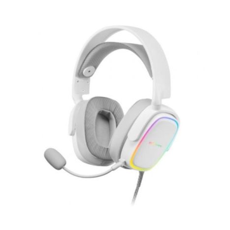 Auriculares Diadema con Cable MARS GAMING MHAXW - Jack 3.5 mm · 18Hz · Micrófono · Cable 200cm · Blanco