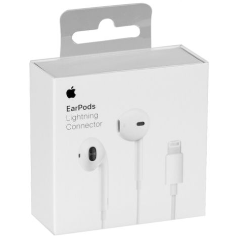 Auriculares con Cable APPLE EarPods MMTN2ZM/A - Lightning · Cable