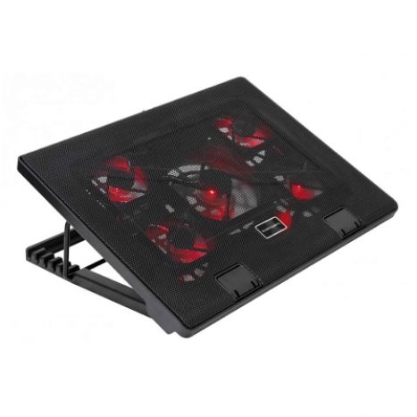 Soporte para Portátil MARS GAMING MNBC2 - 17.3" · 5xVentiladores · 2xUSB