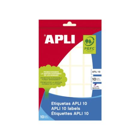 Papel   Etiquetas ETIQUETAS APLI 10 BLANCAS 22.0 X 32.0 MM 10 HOJAS