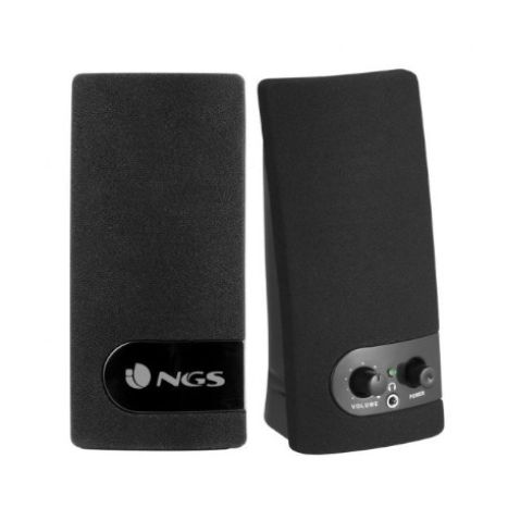 Altavoces NGS SB150 - 2.0 · USB/Jack 3.5mm · 4W · PC/macOS · Negro