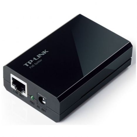 Inyector Power Over Ethernet RJ45 Cat.3/4/5 · Negro