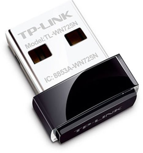 Adaptador de Red WiFi TP-LINK USB a Nano WIFI 150 Mbps USB 2.0 - TL-WN725N