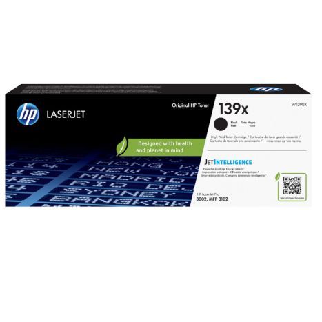 Toner Original HP 139X Negro - W1390X