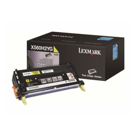 Toner Original LEXMARK X560H2YG Amarillo - X560H2YG