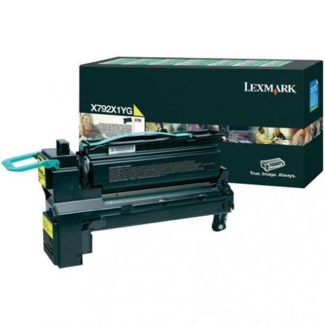 Toner Original LEXMARK X792X1YG Amarillo - X792X1YG
