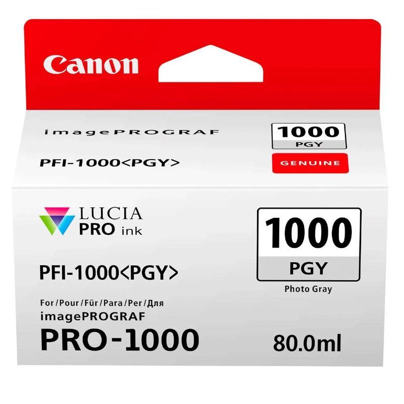 Cartucho  Original CANON PFI-1000 Gris Foto - 0553C001