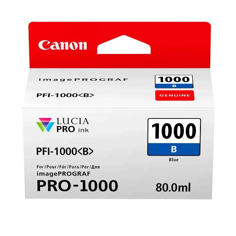 Cartucho  Original CANON PFI-1000B Azul - 0555C001