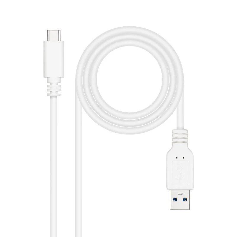 Cable USB 3.1Tipo C/M a USB Tipo C/M - 1m · Blanco