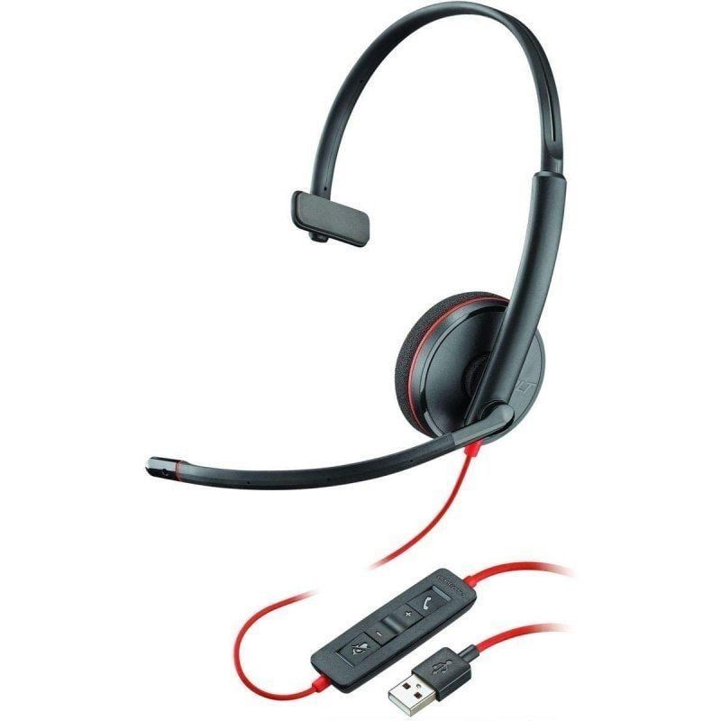 Auriculares con Cable PLANTRONICS Blackwire C3210 - USB · Micrófono · Negro