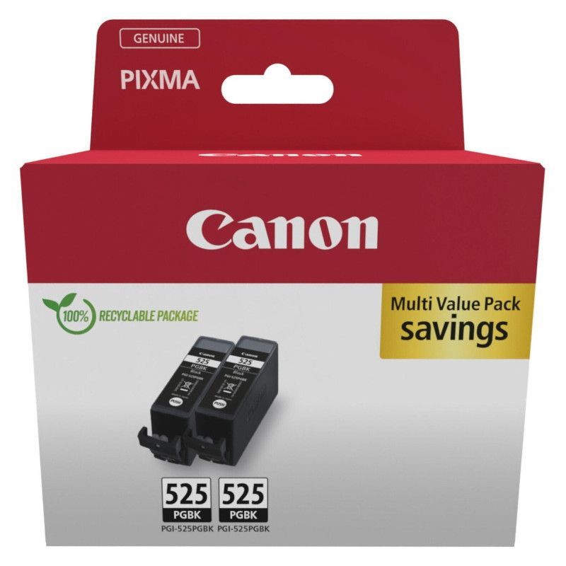 Pack Cartucho Original CANON PGI525 Negro - 4529B017