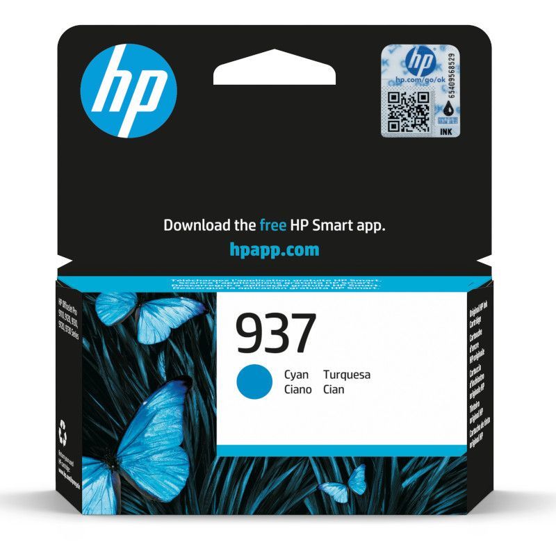 Cartucho  Original HP 937 Cian - 4S6W2NE